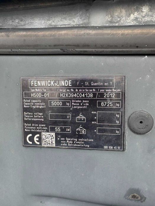 Мотокар Linde H50D-01