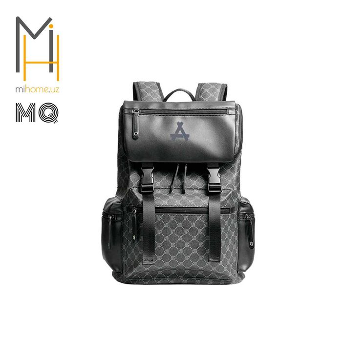 Рюкзак Money Queen Black Leather