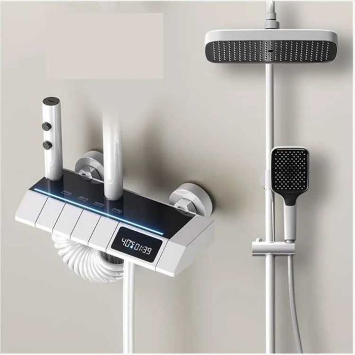 Модерен интелигентен термостатен душ с дисплей и LED подсветка
