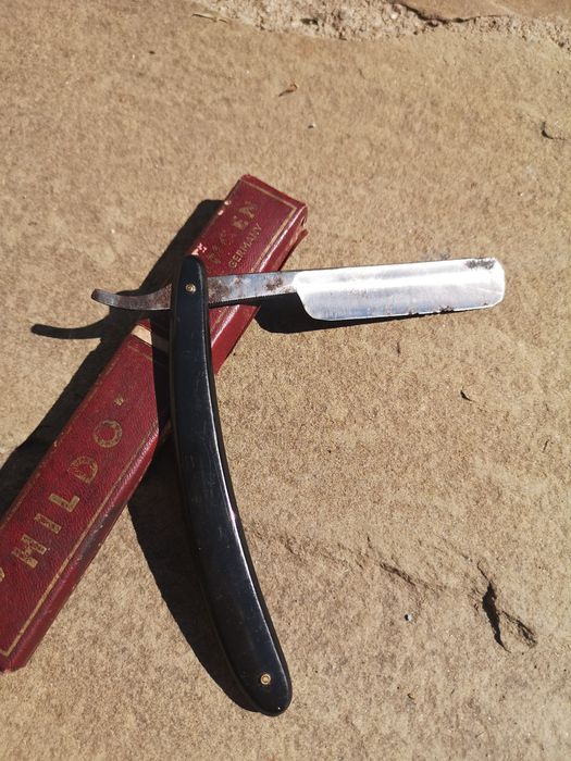 Стар колекционерски бръснач Solingen