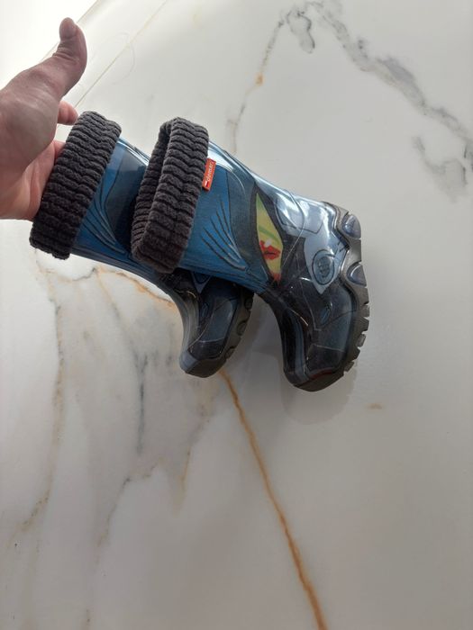 Гумени ботуши с плътен чорап