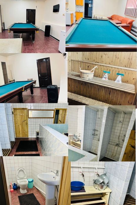 Баня с бильярдом ‼️БЕЗ БАССЕЙНА‼️ 1300 тг.