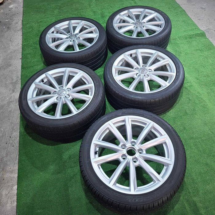 5 Roti,jante R18 aluminiu 5x112 Audi Originale 18" 4F0601025CP,A3,A4,A6- REZERVA separat,4+1