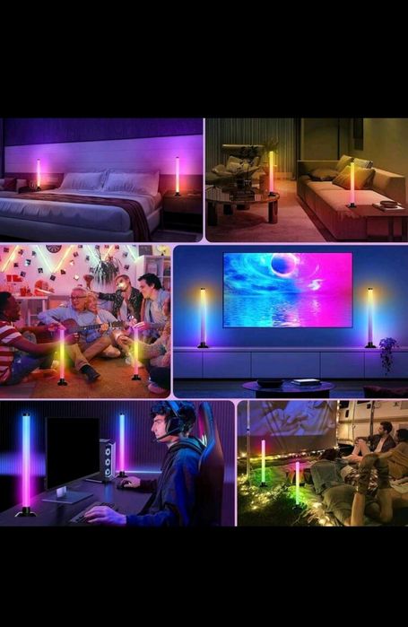 Doua bare luminoase RGBIC