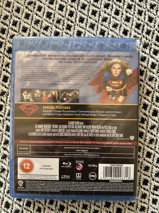 Продавам филмът Supergirl blu ray