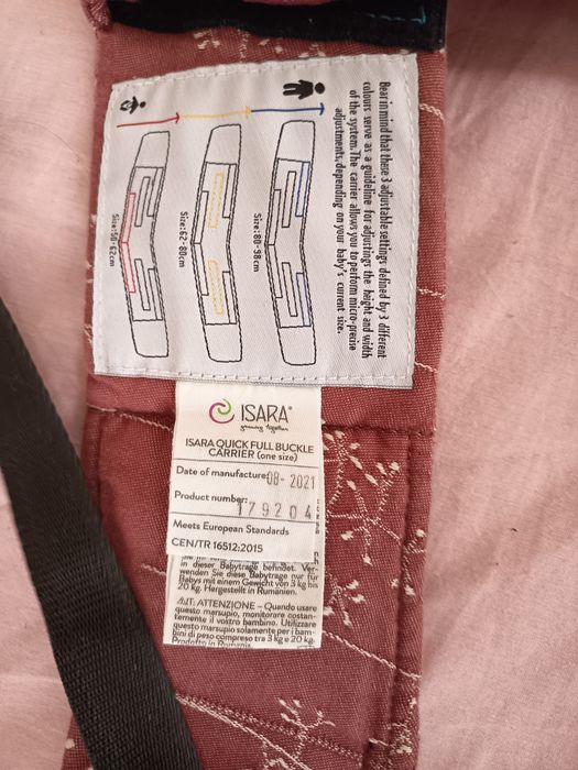 Ергономична раница ISARA Quick Full Buckle