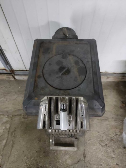 Автентична ретро печка на дърва Металургия 2