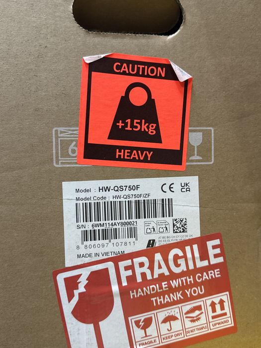 Soundbar SAMSUNG QS750F / Sigilat