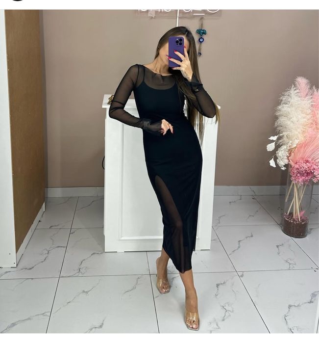 Платье вечернее в черном цвете