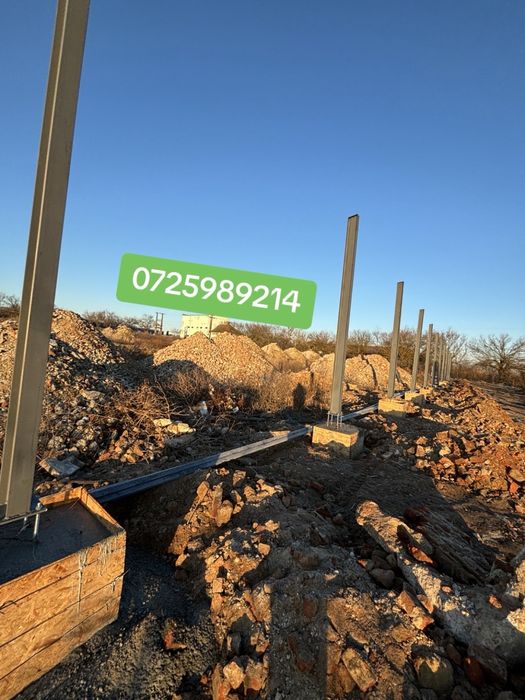 Vand hala metalica IPE HEA 300 270 cu montaj si panouri sandwich