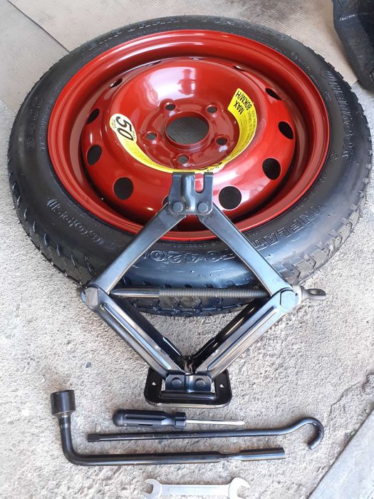 Roata rezerva SLIM cric HYUNDAI i30,i40,Ioniq,Elantra,KIA Ceed,Optima,Carens