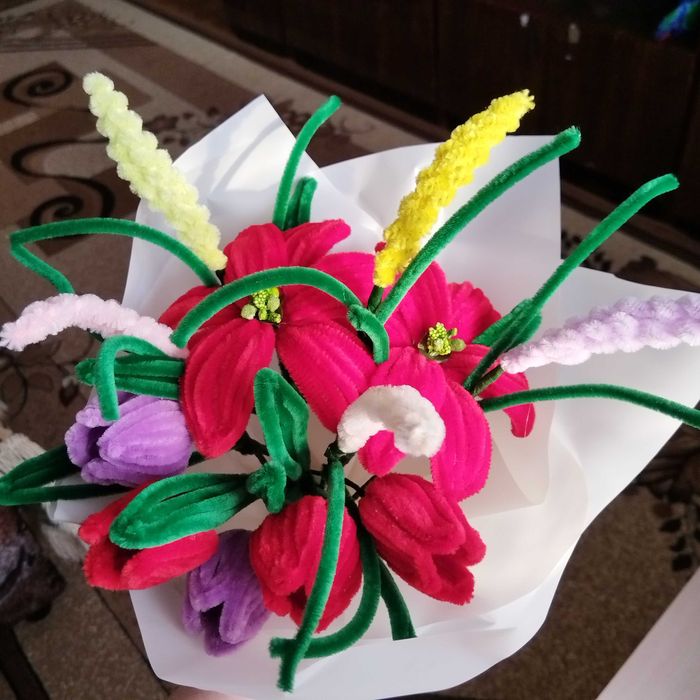 Цветы ручной работы