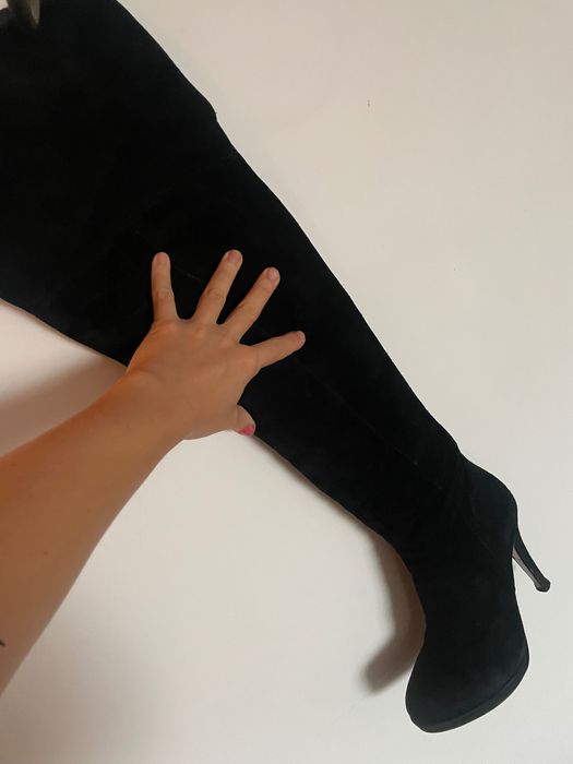 Cisme piele naturala peste genunchi