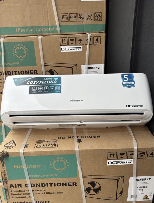Кондиционер Hisense 12 Wings Dc Inverter (135в-35кв) Доставка бонус
