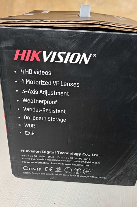 20MP панорамна 360° камера Hikvision DS-2CD6D54G1-IZS