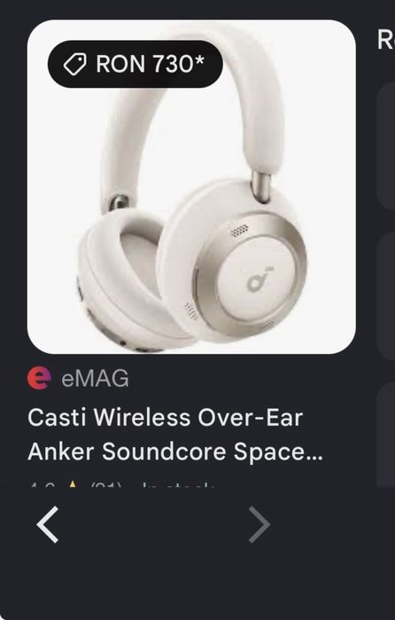 Căști Wireless Over-Ear Anker Soundcore Space One Pro, NOI la cutie