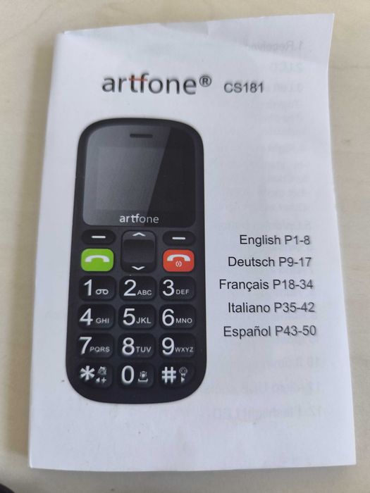 Telefon seniori Artfone