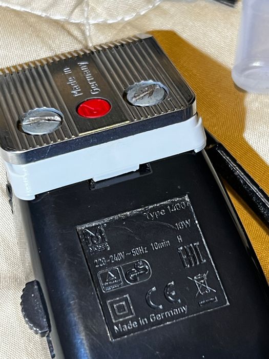 Vând mașină de tuns «Moser Classic 1400» barbershop