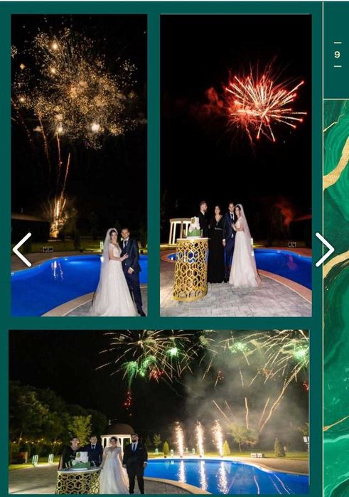 Artificii evenimente zi seara