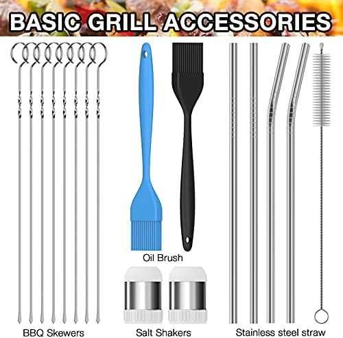 Нов голям Комплект инструменти за Грил Барбекю Месо Печене 37 части