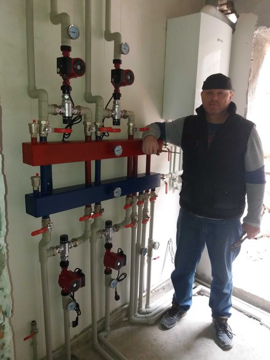 Монтаж отопления.Сантехник. Ремонт газ колонок.