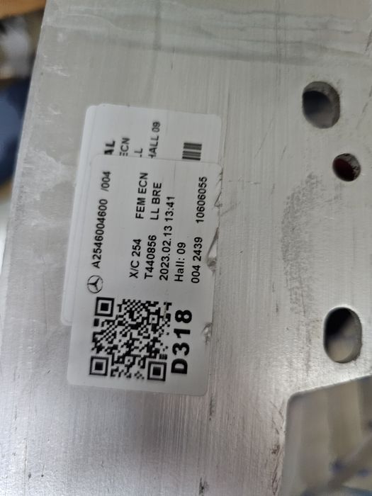 Armatura bara fata Mercedes GLC W254 dupa 2022 cod A2546206800