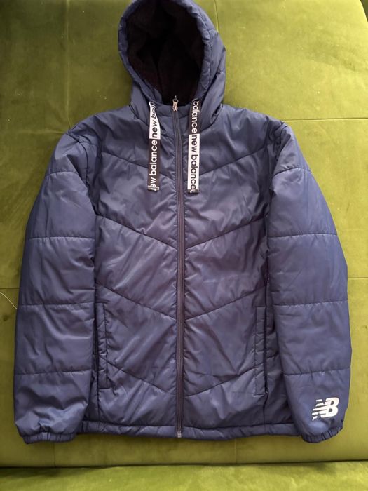 Стеганая куртка с шерпой New Balance оригинал рр М