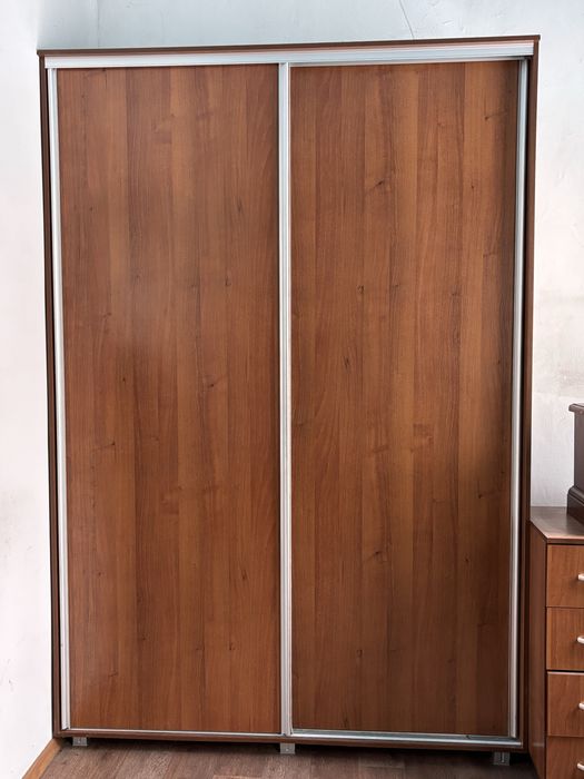 Шкаф купе цвет вишня