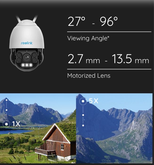 Reolink RLC-523WA Speed Dome IP WiFi PTZ камера за наблюдение