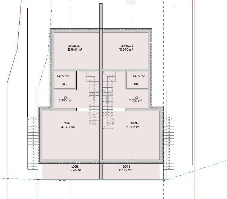 Teren intravilan 709mp autorizat pentru duplex | Borhanci