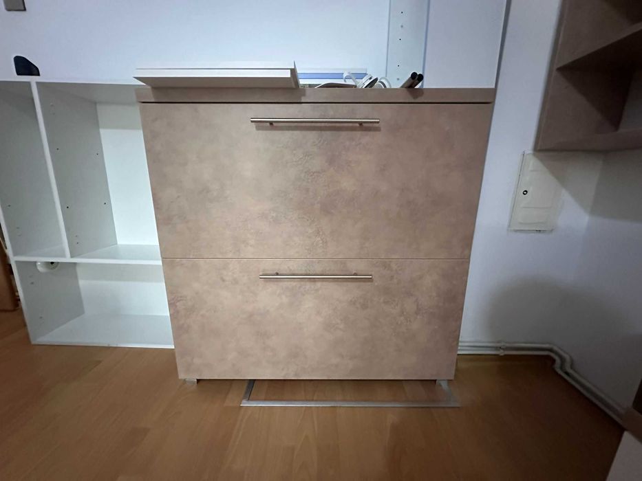 Set Dormitor - Pat Rabatabil (Wall Bed)  concept Pro Lenart + Comodă