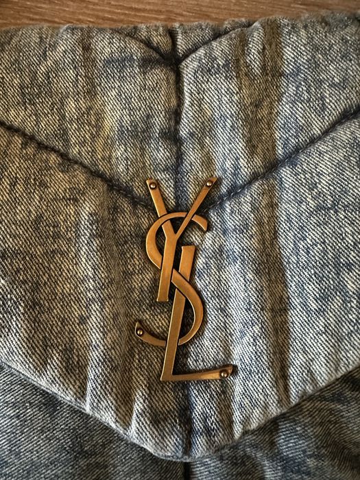 Geanta YSL denim