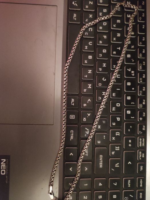 Цепочка, серебряная