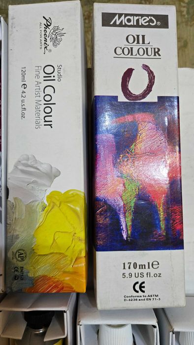 Масляные краски новые