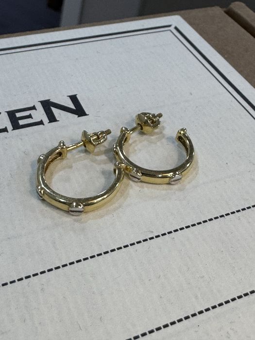 Золотые серьги Италия