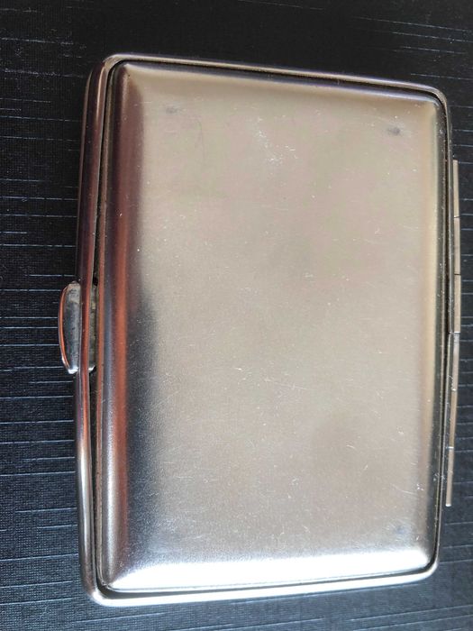 Метална табакера V.H. (Von Hofe) Made in Germany,  компактна 14 цигари