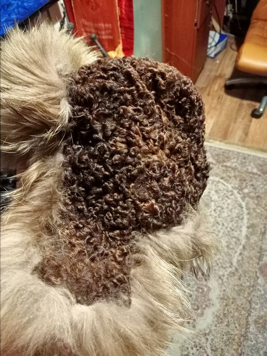 Продам шапку ушанку каракуль ссср