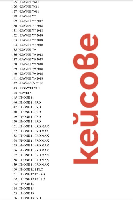 Кейсове 480 броя за телефони промоция