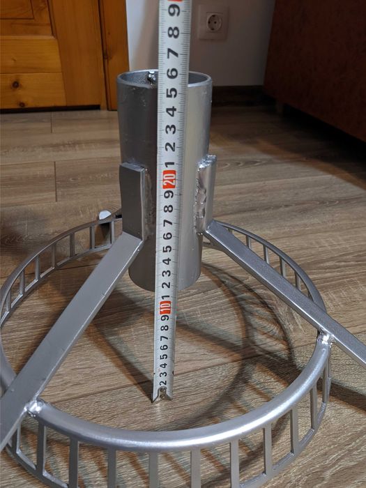 Suport brad din metal, cu 3 brațe, D 54/67 mm