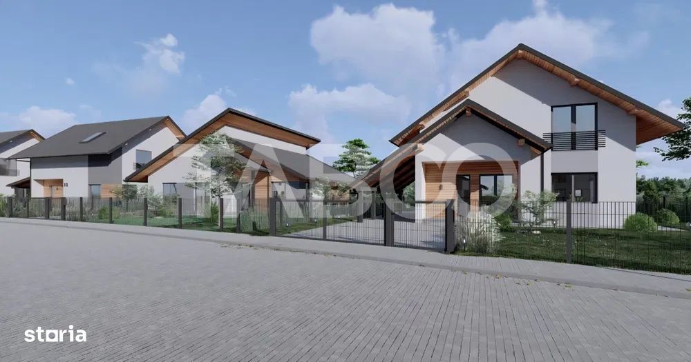 Casa individuala de vanzare cu teren generos- predare la alb