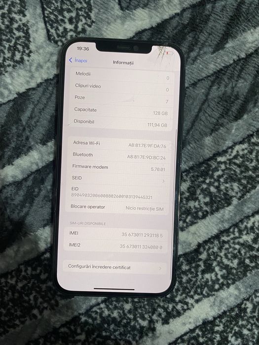 Vand iphone 12 pro max ! Perfect functional