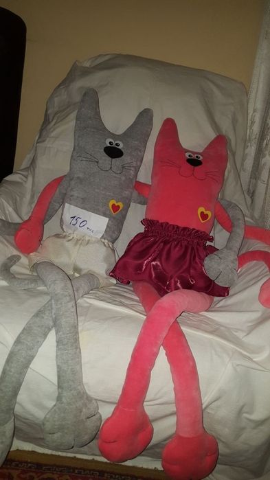 Подарок сувенир мягкие котики.