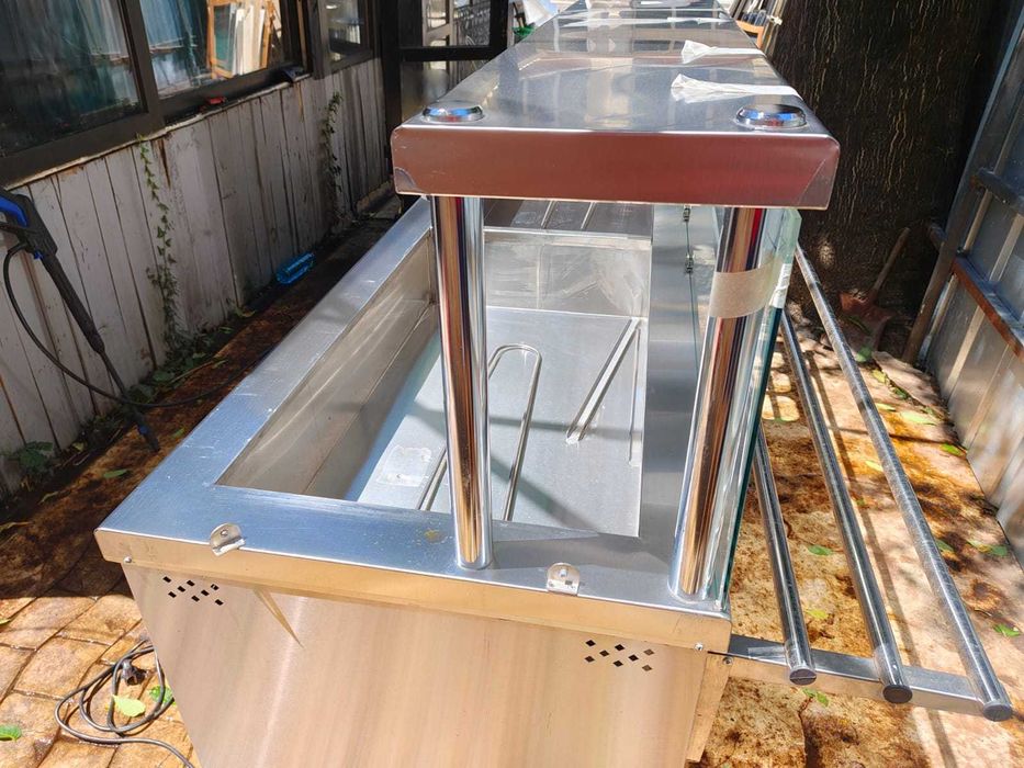 Електрическа топла витрина бен мари CSA Inox 6 × GN 1/1