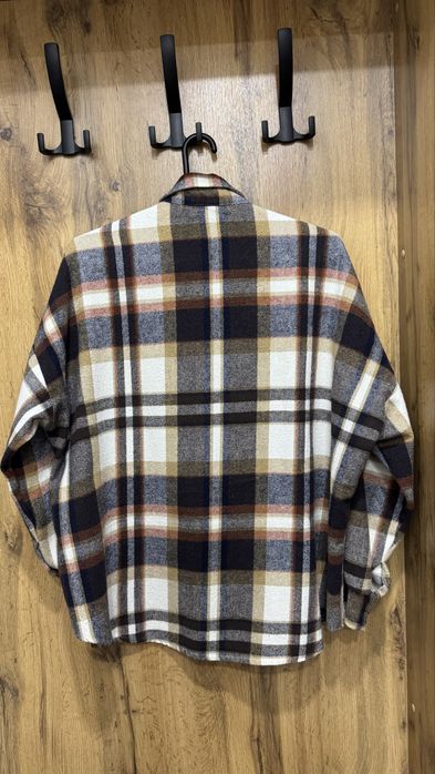 Клетчатая рубашка оверсайз