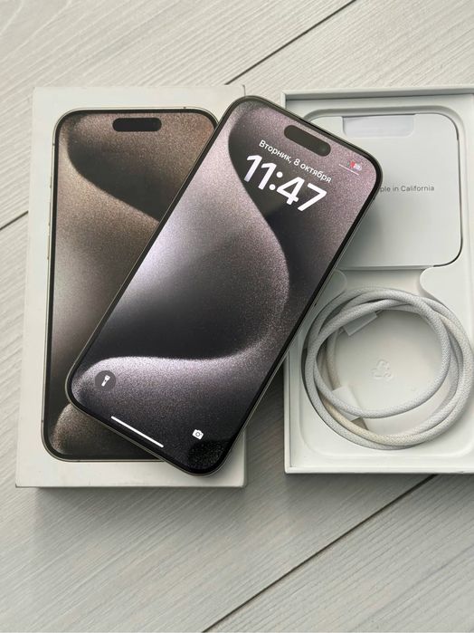  iPhone 15pro 5G 1TB natural titanium аккум 96%