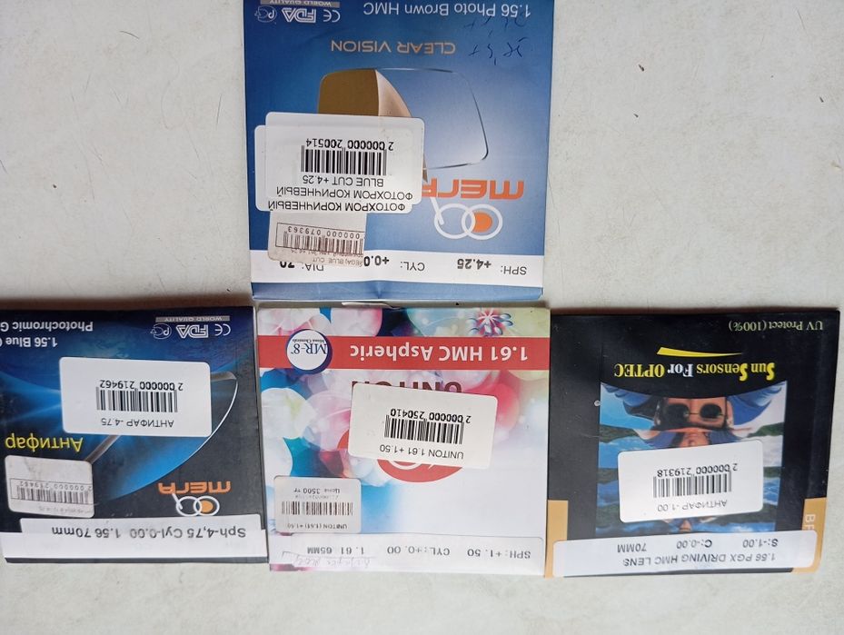 Линзы для очков, оптика