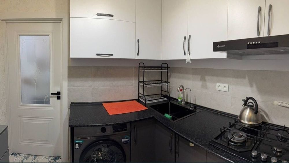 +ВАТАН КИНОТЕАТР‼️3х-Комнатный 1й-Этаж Кирпич-Разделка+Мебел и Техника