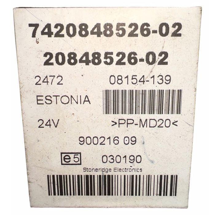 20739680 Unitatea de control a cutiei de viteze STONERIDGE ELECTRONICS B6, B7, B9, B10, B12 bus (1978-2011) VOLVO