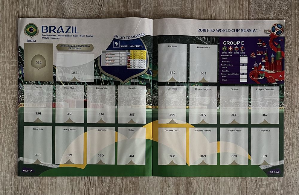 Albume Fifa World Cup 2018 si 2022 Panini