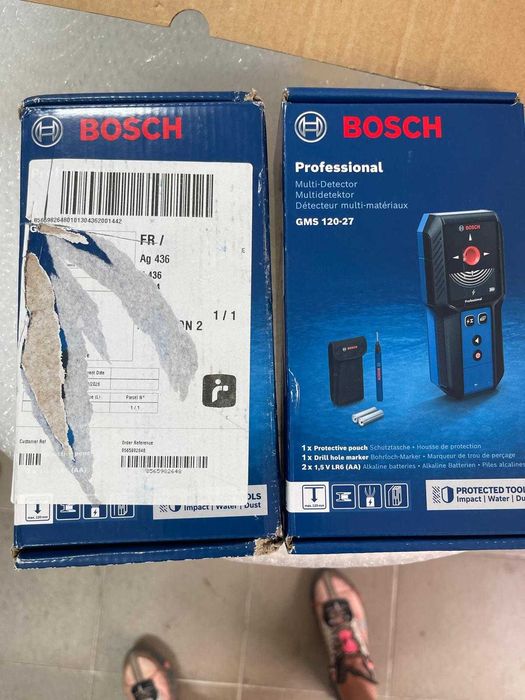 Scanner de perete Bosch GMS 120-27 120 mm | In cutie de carton original